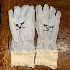 Tempo fire resistant suede leather gloves